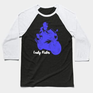 Lady rider Baseball T-Shirt